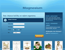 Tablet Screenshot of magnesium.cz